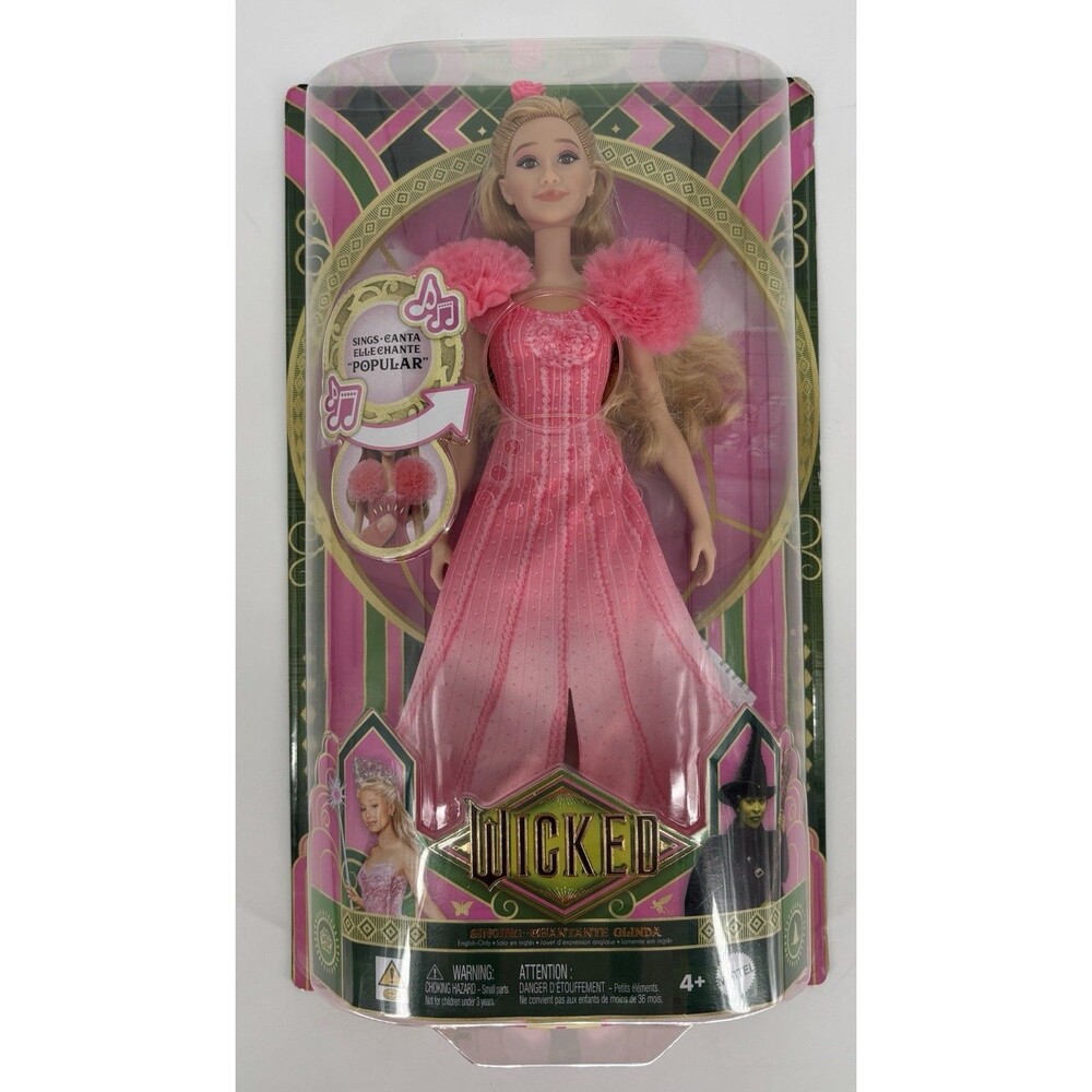 MATTEL Wicked Movie SINGING Glinda Fashion Doll Recall Error Misprint URL Rare!